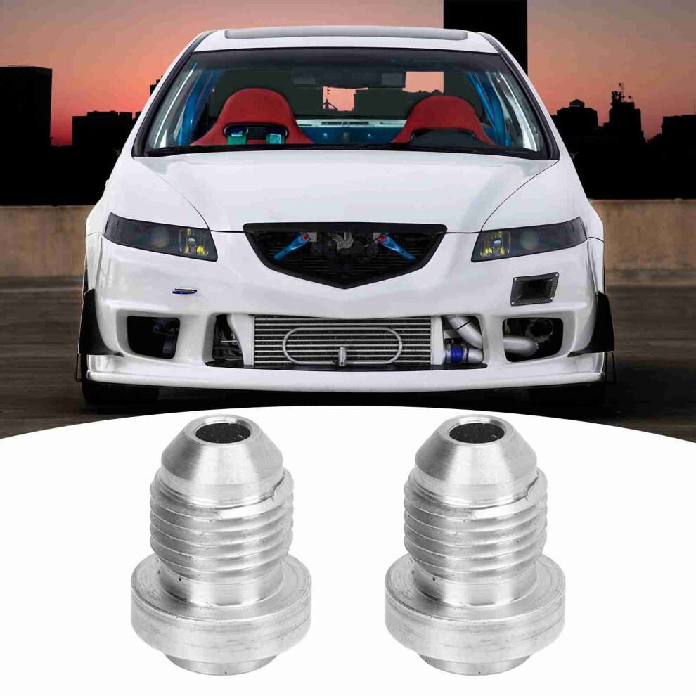 6An An6 Weld Bung Fitting Hose Adapter For Acura B16 Durable Steel Replacement 7621356583844