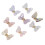 8pz Adesivi Unghie Farfalla Strass DIY 2