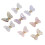 8pz Adesivi Unghie Farfalla Strass DIY 3