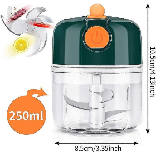 Electric Mini Chopperrechargeable Garlic Grinder Machine,with Usb Port 2