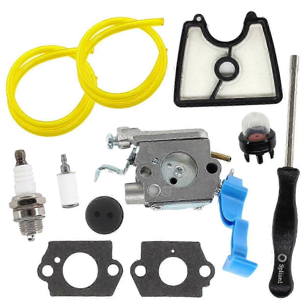 125B 125Bv Blower Carburetor Kit For Husqvarna 581798001 590460102 Carb 125Bx 125Bvx Blower Carb W/ Air Filter Spark Plug Hwy 6935165365272
