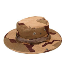 (E) Men's Sun Hat Fisherman's Hat UPF 50+ Hat Foldable UV Protection