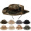 (E) Men's Sun Hat Fisherman's Hat UPF 50+ Hat Foldable UV Protection 3