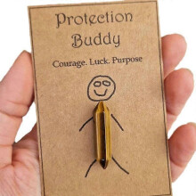 Good Luck Cute Amber Crystal Gift Love Healing Calm Lucky Crystal Cute Crystal Birthday Gift