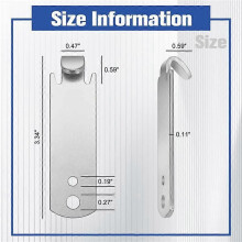 Fence Wire Twist Fence Wire Twister (2PK) Fence Wire Tensioning Tool Twister Time Saver Barb Wire Fe