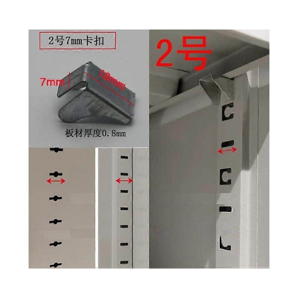 20pcs Metal Shelf Clips: Bracket Replacement For Inside Storage Cabinet - Shelving Removable Triangular Support For Bookcase Garage Kitchen Office-image-OPC-PMHC9JZ-NEW