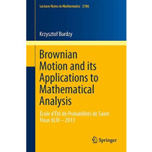 Brownian Motion and its Applications to Mathematical Analysis by Krzys