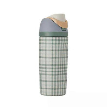 Chridren Green Water Bottle Insulated Stainless Steel Vacuum Bounce Bottle 16oz Gift for Kids