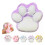 (Purple) Two Pcs Silicone Squeeze Squishy Toy Cat Claws Relaxed 1