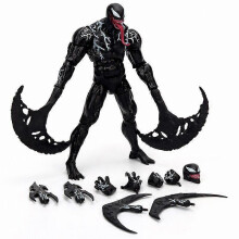 Venom Anime Action Figures The Amazing Spider-Man Black Venom Articulated Model Toy Gift B