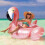 Giant Inflatable Flamingo Ride-On Pool Floater 5