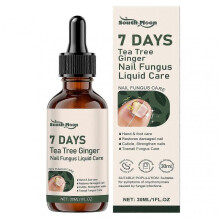 (1pcs) 1-3x 7 Days Teas Tree Ginger Nailfungus Treatments Nourishing Strengthening Nails Liquid for Healthier Growth