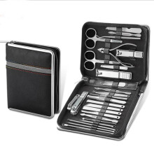 26-delige Waterdichte Nagelknipper Set Manicure Trimmer Zwart