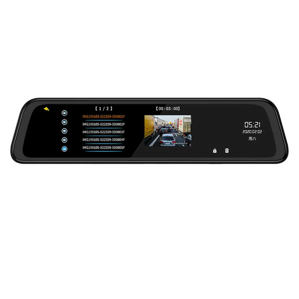 10.3in Dual Lens Rearview Mirror Camera 1920x1080P IPS Touch Screen-image-OPC-PMHCBF6-NEW