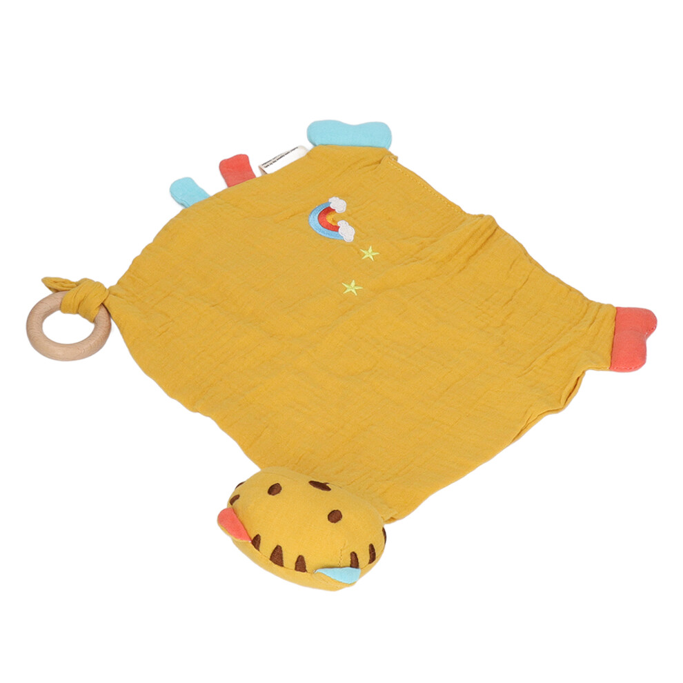 Cotton Tiger Shape Baby Security Blanket 39x30cm, Chewable & Soft