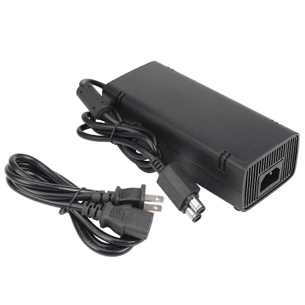 Kikidex (As Show, One Size) For 360 Slim Ac Adapter Supply Brick Supply 135W Supply Charger Cord For 360 Slim Console 100-120V