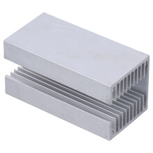 Kühlkörper U-Typ Kühlkörper 100 x50x50mm Aluminium