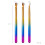 3x Nail Art Penseel Crystal Liner Dotting Acryl 5