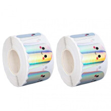 (2pcs, Ghost) Hand-made Sticker Labels Classic Halloween-Themed Designs for Envelopes