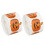 (2pcs, Pumpkin) Hand-made Sticker Labels Classic Halloween-Themed Designs for Envelopes 1