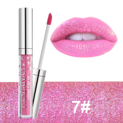 Glitter Flip Lip Gloss Waterproof Matte Liquid Lipstick
