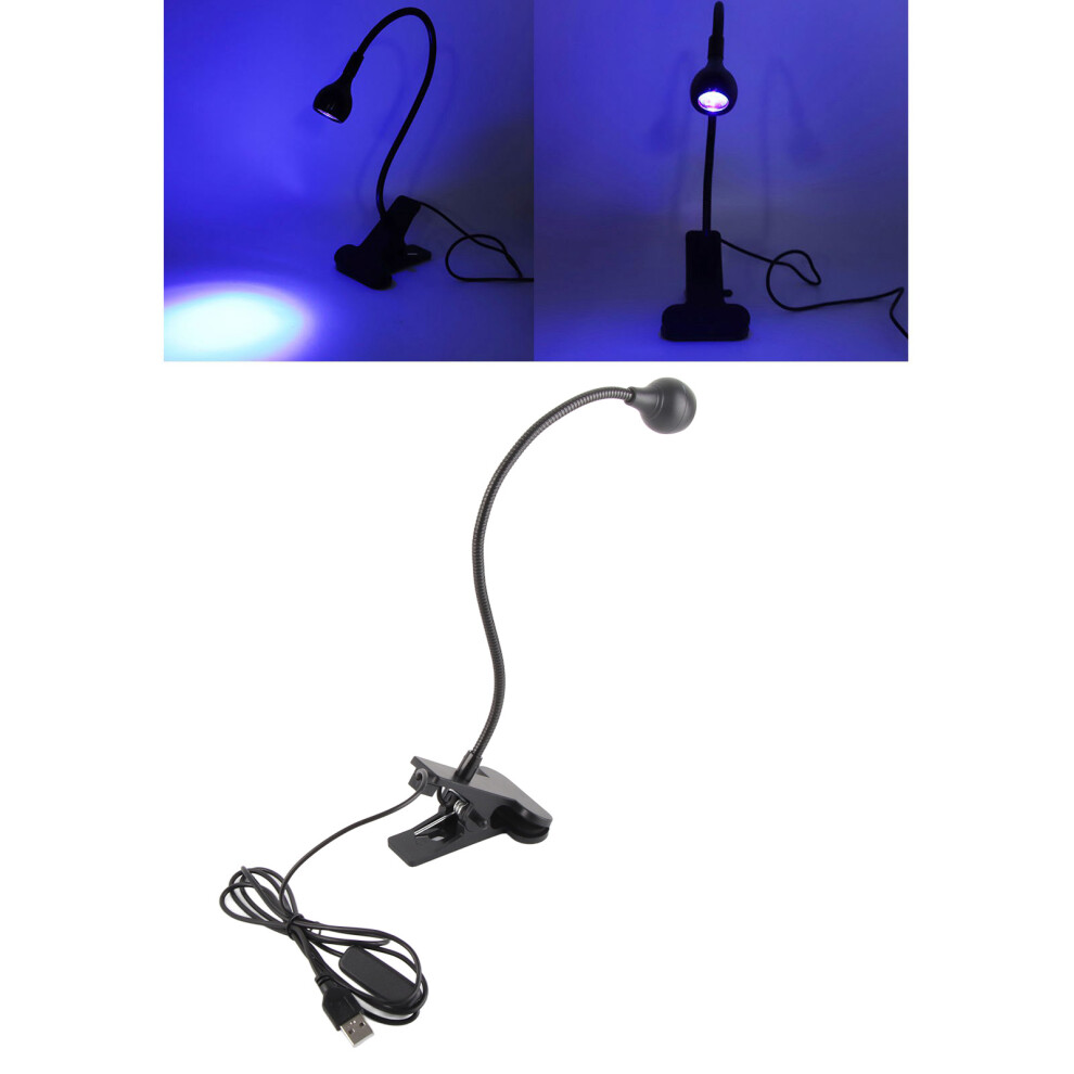 Light Mini Nail Uv Lamp With 360 Adjustable Gooseneck For Resin & Nails