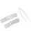 (Silver) Hip Hop Iced Out Teeth Grills Decoration Set 3