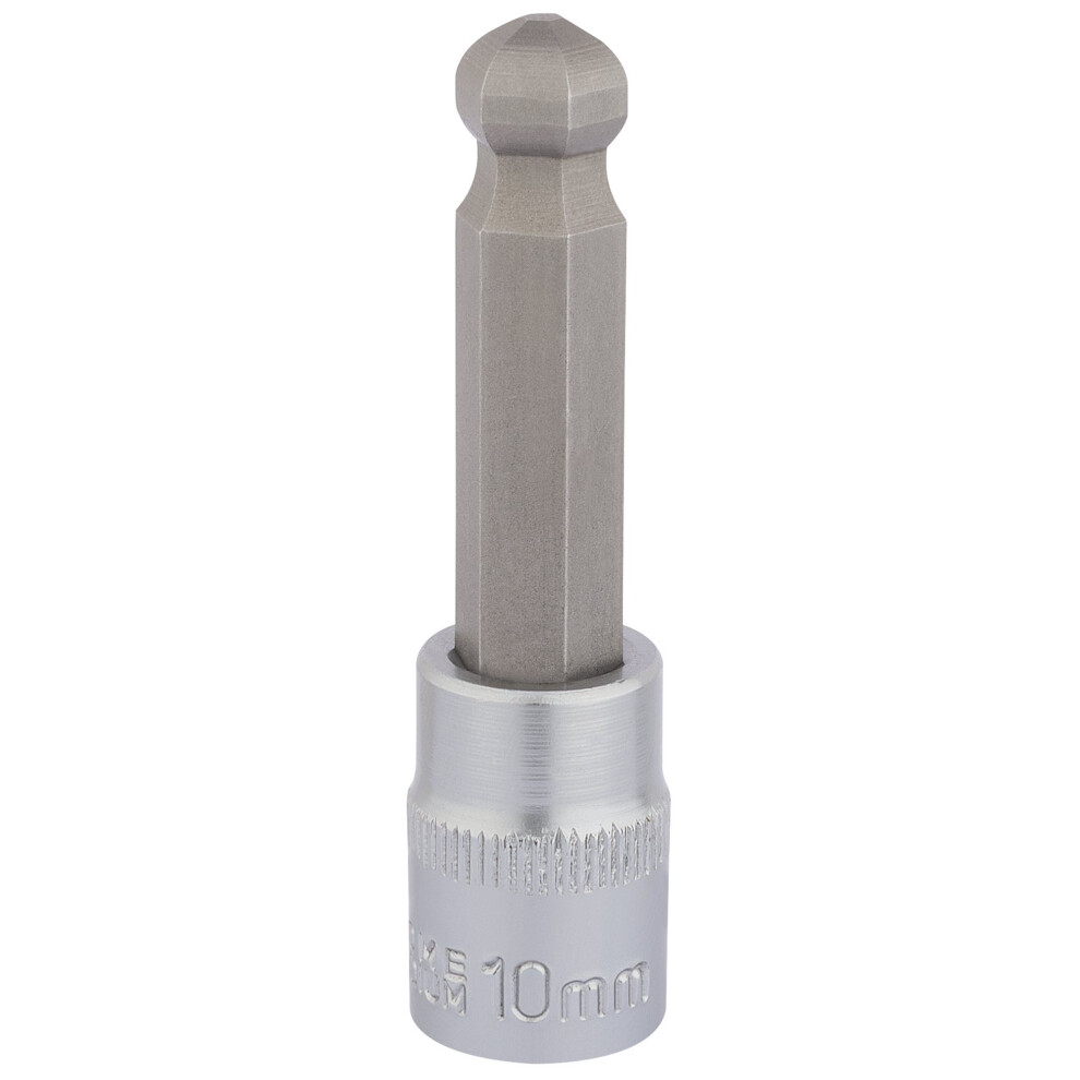 Draper Ball End Hexagonal Socket Bits, 3/8"" Sq. Dr., 10Mm