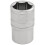 Draper 6 Point Metric Socket, 1/2"" Sq. Dr., 17mm 1