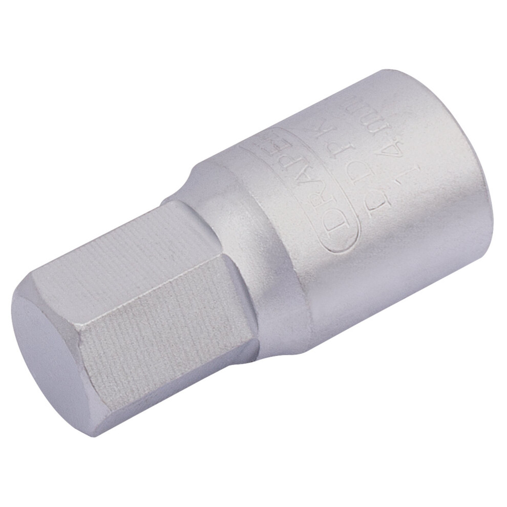 Draper Hexagon Drain Plug Key, 3/8 Sq. Dr., 14Mm