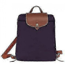 (deep purple) Stylish Foldable Women's For chool Bag Waterproof Backpack Casual Travel Bag Backpack Nylon Adjustable Straps Women's Bag