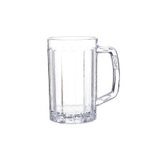 Acrylic beer mug with handle, 540 ml