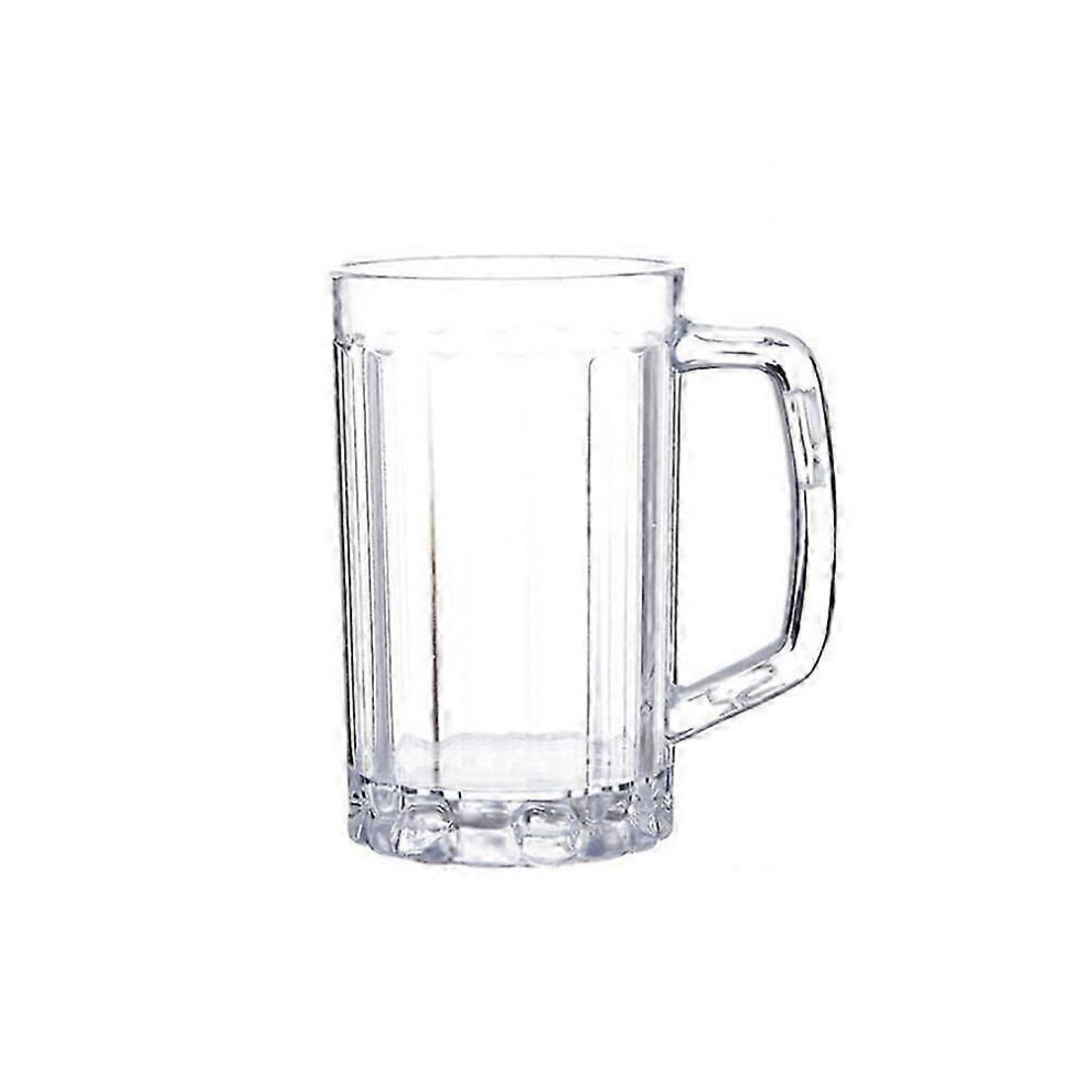 Acrylic beer mug with handle, 540 ml