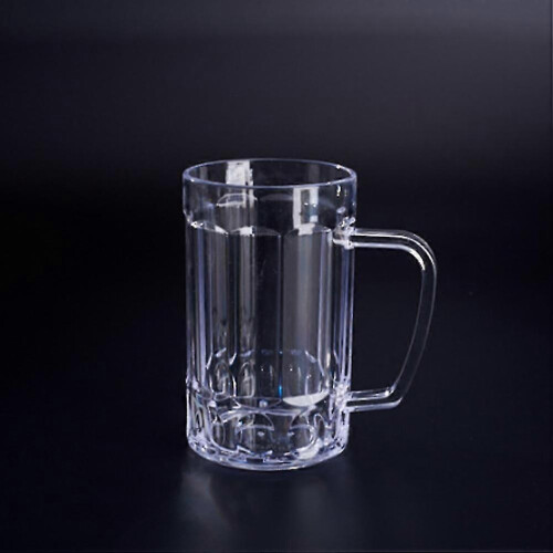 Acrylic beer mug with handle, 540 ml 1