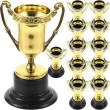 12 Pack Plastic Reward Trophies for Kids, Reward Cups, School Supplies
