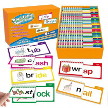 30 Read and Rhyme Flip Books, Word Families Flash Cards, ABC Vocabulary Flash Cards, Educational Reading Games