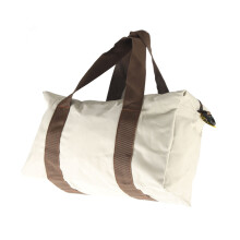 14in Gray Wide Mouth Canvas Tool Bag Waterproof with High Capacity