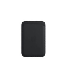(KB-Midnight) For IPhone 16 15 12 13 14 Pro Max Plus Cases Cover Accessories-Original Apple Leather Magsafe Wallet Magnetic Card Holder Case