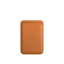 (KB-Golden Brown) For IPhone 16 15 12 13 14 Pro Max Plus Cases Cover Accessories-Original Apple Leather Magsafe Wallet Magnetic Card Holder Case