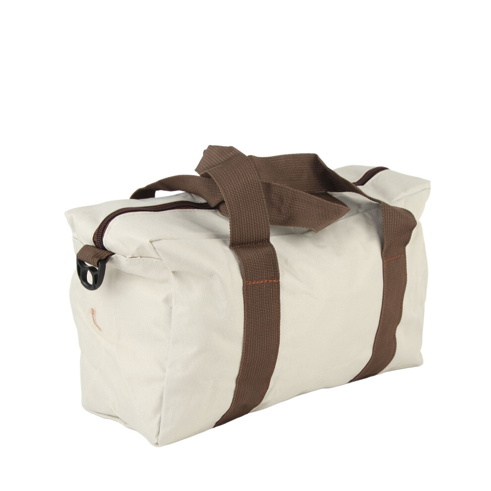 18In Gray Waterproof Canvas Tool Bag With Large Capacity & Wide Mouth 8041356590175