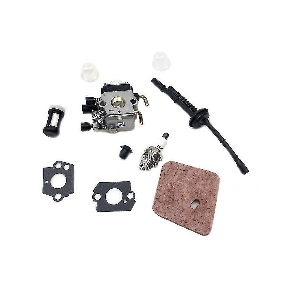 Kikidex (As Show, One Size) Carburetor For Hs45 Fs55 Fs310 Hedge Trimmer C1q-S169b 4140 120 0619 Fc75 Fc85 Fs38 Fs45 Fs45c C1q