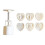Pcs Non-Stick Mooncake Molds Easy Release ABS Heart Shaped Autumn Mooncake Molds 1