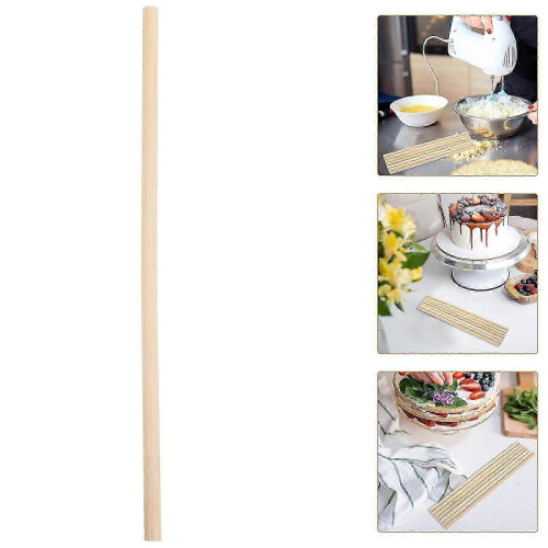 50 Pcs Tiered Cake Support Rods, Wooden Cake Dowels 1