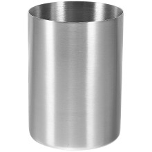 Stainless Steel Toothbrush Cup, Water Cup, Beer Cup, for Home, Party and Travel (Silver, 300ml)