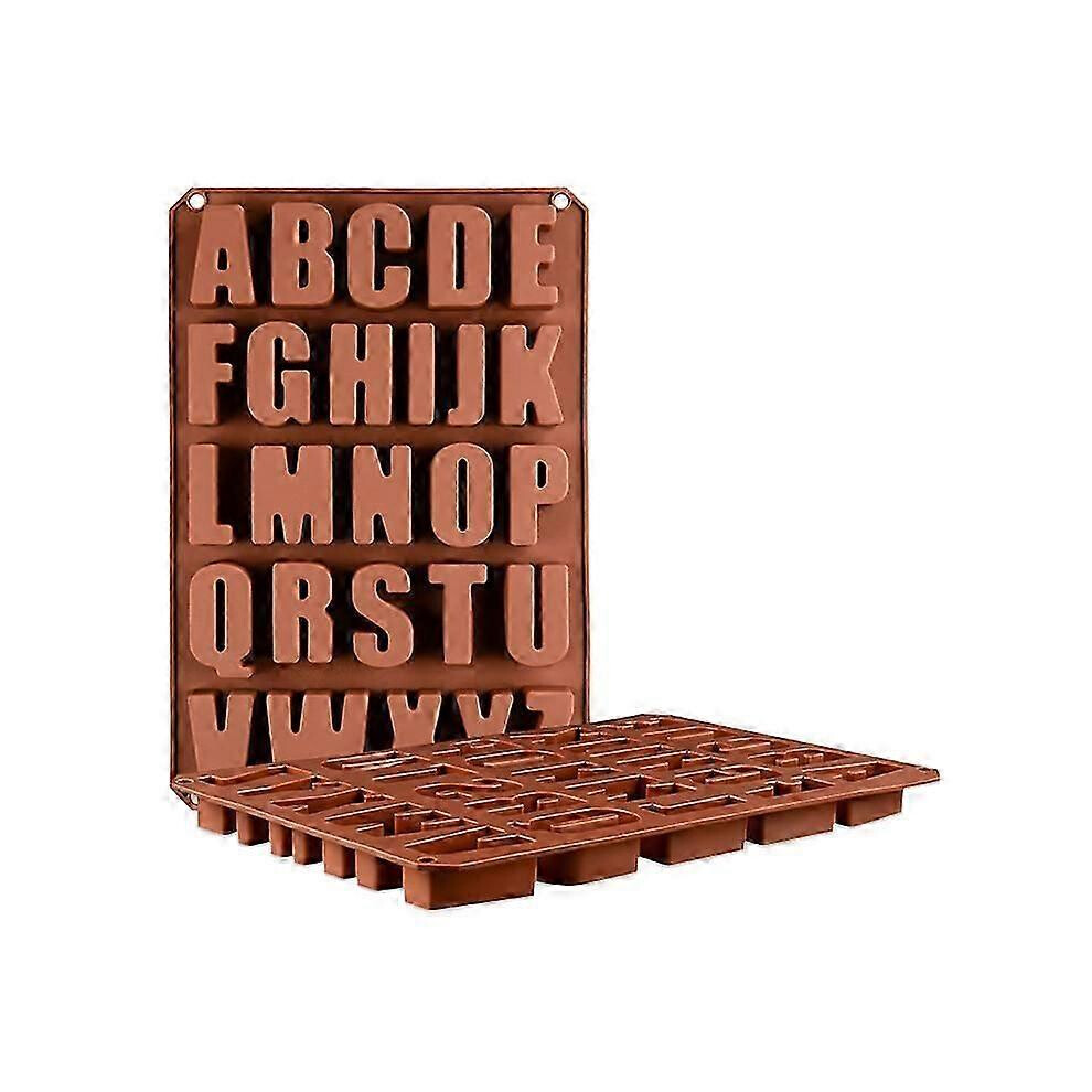 Silicone Alphabet Letter Mold for Cookies, Cakes and More