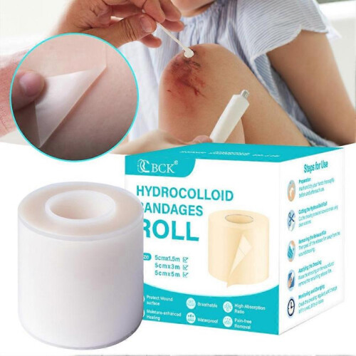 Hydrocolloid Roll for Wound Multifunctional Gentle for Pimples Cut 1