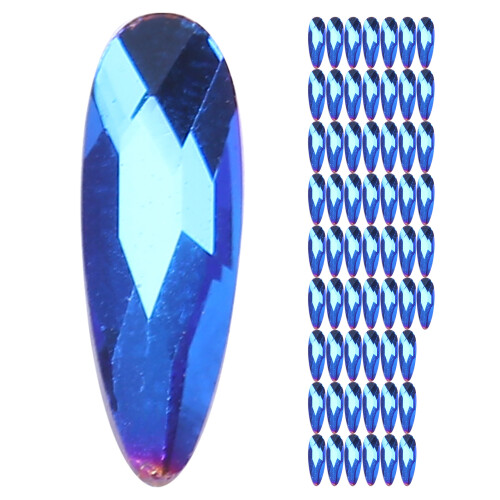 (621) 60x Glitter Nail Rhinestones