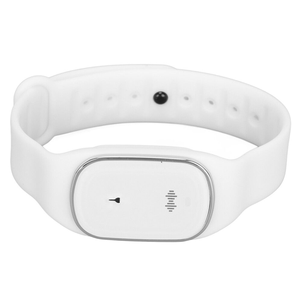 Usb Rechargeable Ultrasonic Mosquito Repellent Wristband For Adults & Kids White 8701356590888