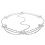(Silver) Zilveren Vintage Haar Chain 3