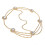 (Gold) Zilveren Vintage Haar Chain 4